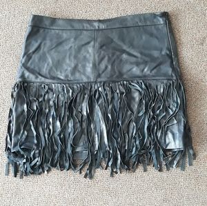 Genuine leather Mini Skirt from Scoop Nyc